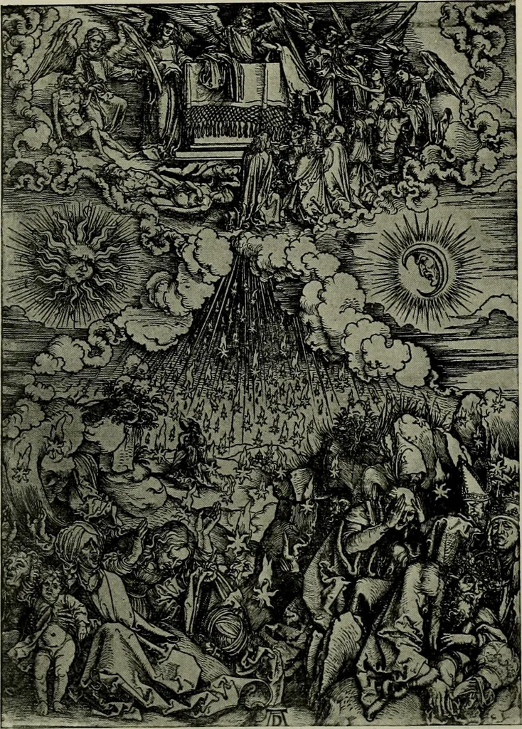 An illustration from L'art religieux de la fin du Moyen Age en France : étude sur l'iconographie du Moyen Age et sur ses sources d'inspiration, 1922, leaf 461