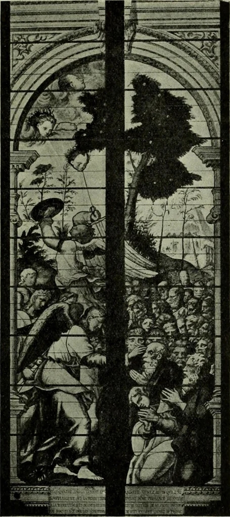 An illustration from L'art religieux de la fin du Moyen Age en France : étude sur l'iconographie du Moyen Age et sur ses sources d'inspiration, 1922, leaf 468