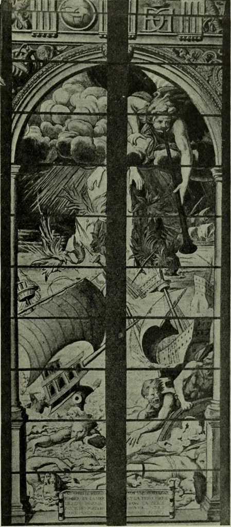 An illustration from L'art religieux de la fin du Moyen Age en France : étude sur l'iconographie du Moyen Age et sur ses sources d'inspiration, 1922, leaf 468
