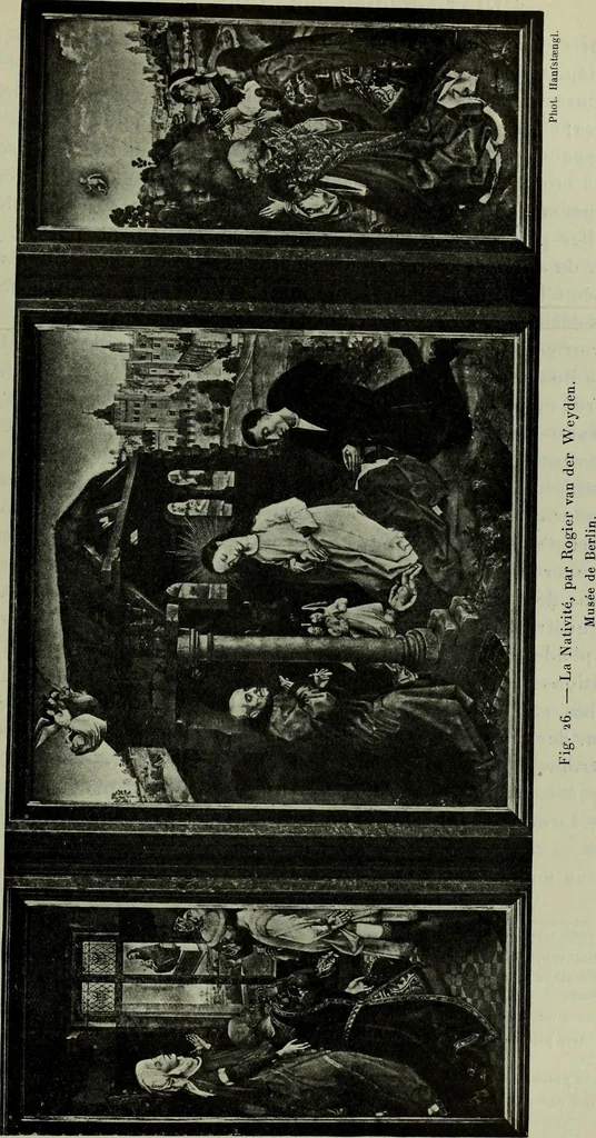 An illustration from L'art religieux de la fin du Moyen Age en France : étude sur l'iconographie du Moyen Age et sur ses sources d'inspiration, 1922, leaf 60