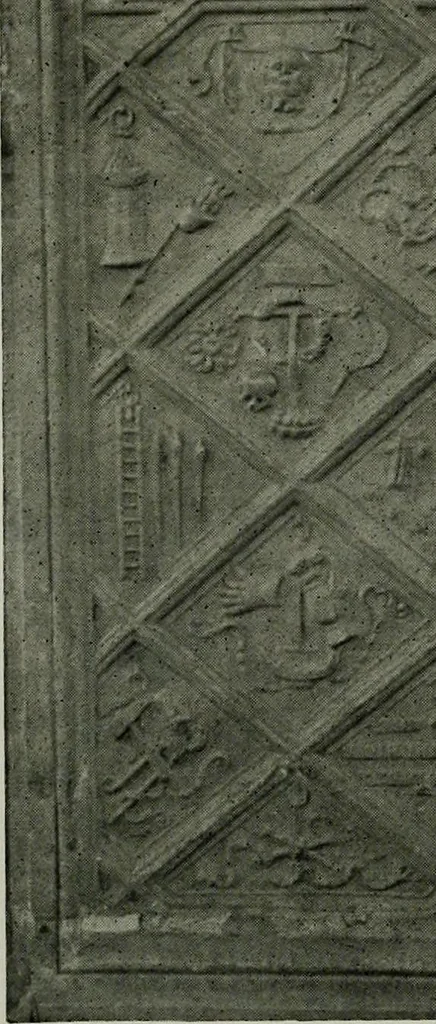 An illustration from L'art religieux de la fin du moyen âge en France; étude sur l'iconographie du moyen âge et sur ses sources d'inspiration;, 1908, leaf 111