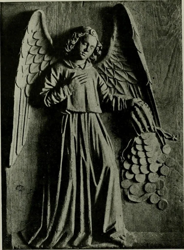 An illustration from L'art religieux de la fin du moyen âge en France; étude sur l'iconographie du moyen âge et sur ses sources d'inspiration;, 1908, leaf 113