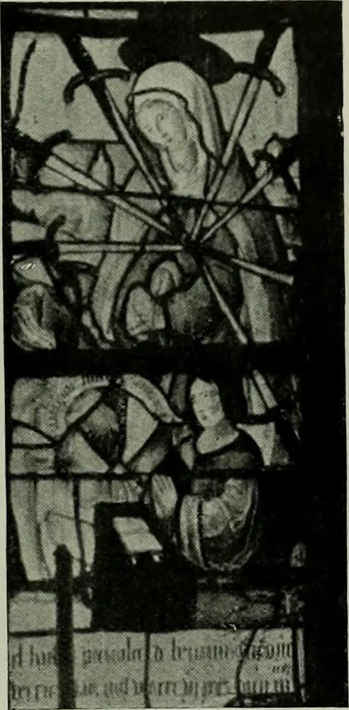 An illustration from L'art religieux de la fin du moyen âge en France; étude sur l'iconographie du moyen âge et sur ses sources d'inspiration;, 1908, leaf 134