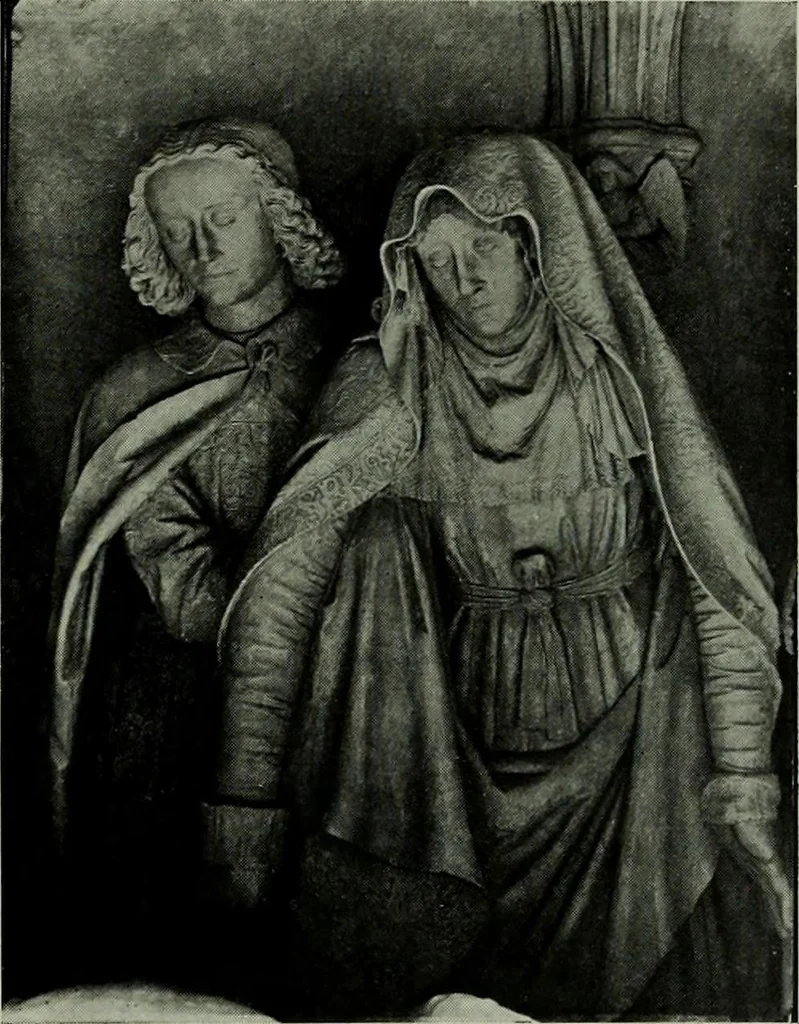 An illustration from L'art religieux de la fin du moyen âge en France; étude sur l'iconographie du moyen âge et sur ses sources d'inspiration;, 1908, leaf 152
