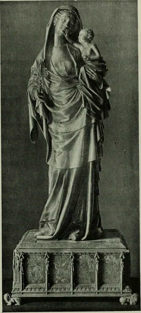 An illustration from L'art religieux de la fin du moyen âge en France; étude sur l'iconographie du moyen âge et sur ses sources d'inspiration;, 1908, leaf 160