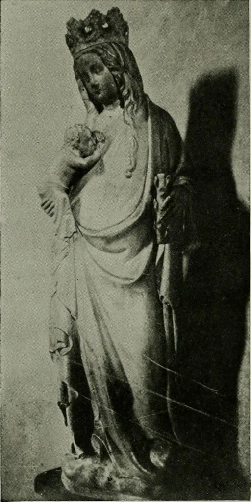 An illustration from L'art religieux de la fin du moyen âge en France; étude sur l'iconographie du moyen âge et sur ses sources d'inspiration;, 1908, leaf 163