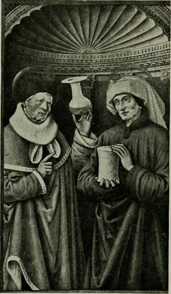 An illustration from L'art religieux de la fin du moyen âge en France; étude sur l'iconographie du moyen âge et sur ses sources d'inspiration;, 1908, leaf 173
