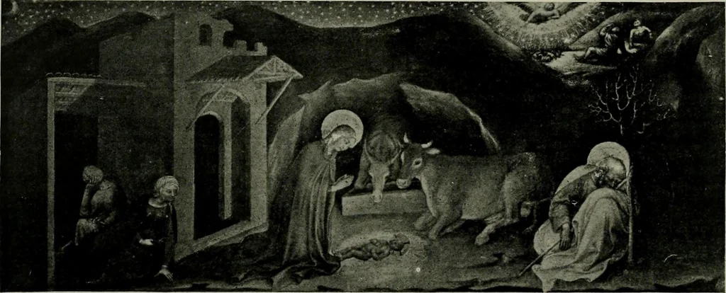 An illustration from L'art religieux de la fin du moyen âge en France; étude sur l'iconographie du moyen âge et sur ses sources d'inspiration;, 1908, leaf 19