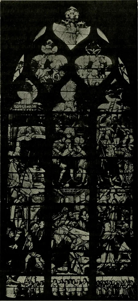 An illustration from L'art religieux de la fin du moyen âge en France; étude sur l'iconographie du moyen âge et sur ses sources d'inspiration;, 1908, leaf 191
