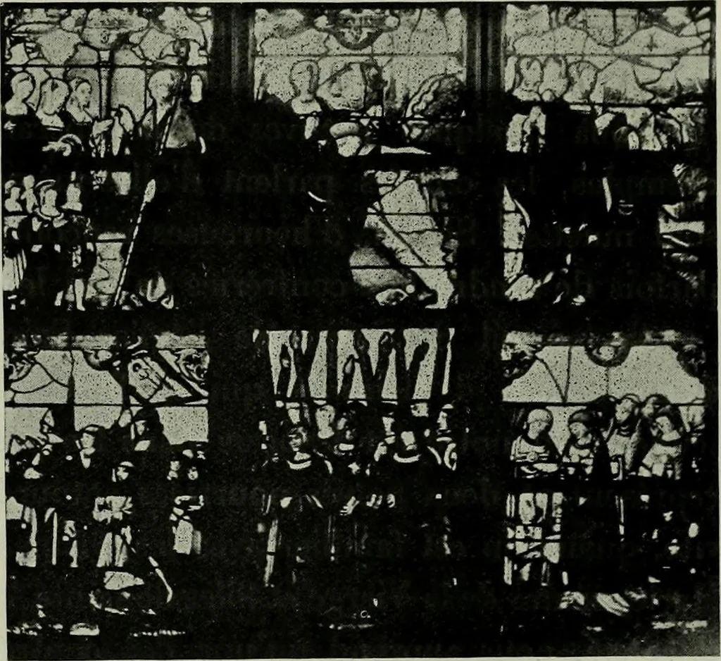An illustration from L'art religieux de la fin du moyen âge en France; étude sur l'iconographie du moyen âge et sur ses sources d'inspiration;, 1908, leaf 192