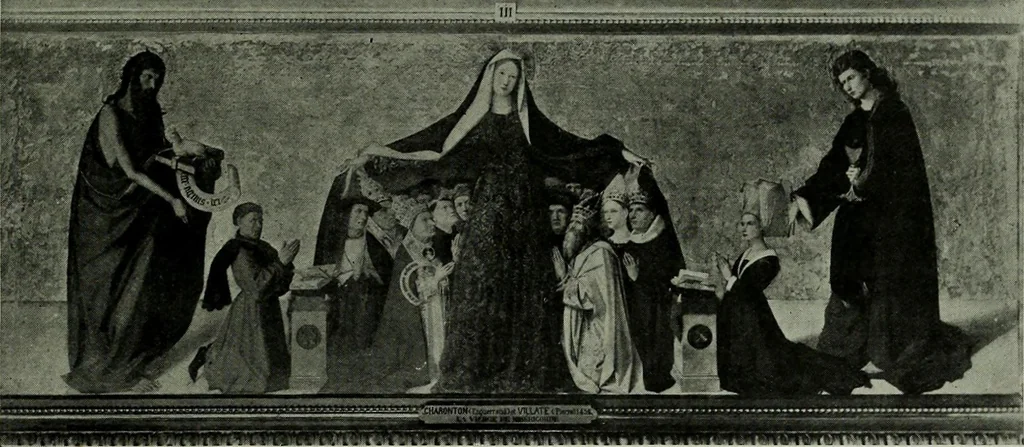 An illustration from L'art religieux de la fin du moyen âge en France; étude sur l'iconographie du moyen âge et sur ses sources d'inspiration;, 1908, leaf 220