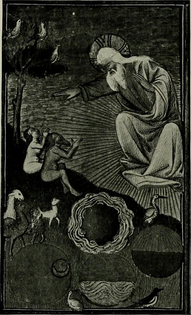An illustration from L'art religieux de la fin du moyen âge en France; étude sur l'iconographie du moyen âge et sur ses sources d'inspiration;, 1908, leaf 251