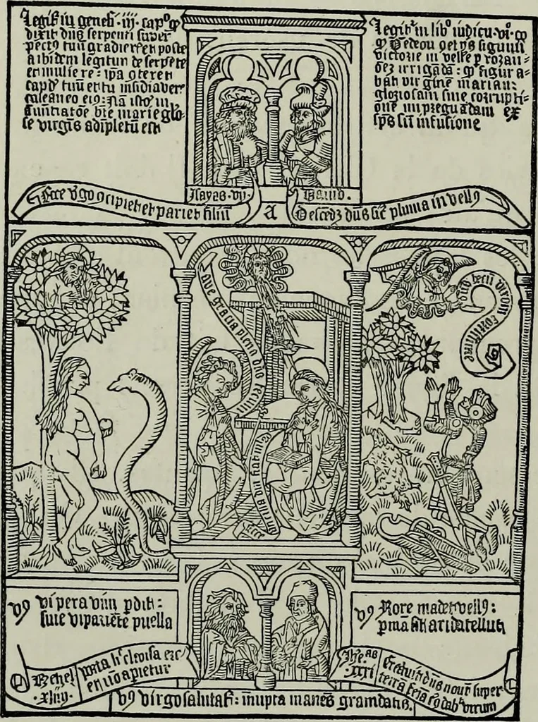 An illustration from L'art religieux de la fin du moyen âge en France; étude sur l'iconographie du moyen âge et sur ses sources d'inspiration;, 1908, leaf 263