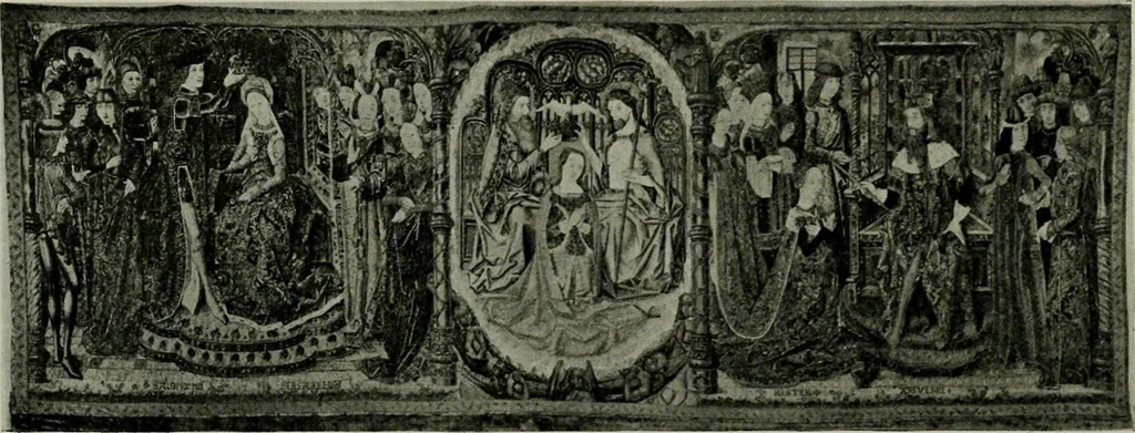 An illustration from L'art religieux de la fin du moyen âge en France; étude sur l'iconographie du moyen âge et sur ses sources d'inspiration;, 1908, leaf 267