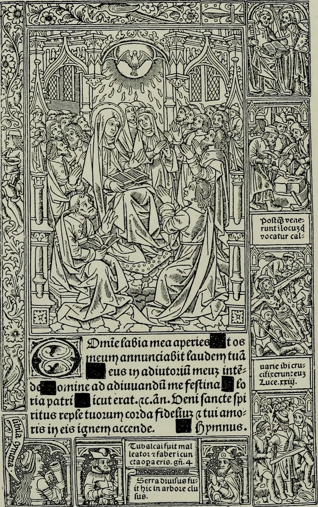 An illustration from L'art religieux de la fin du moyen âge en France; étude sur l'iconographie du moyen âge et sur ses sources d'inspiration;, 1908, leaf 271