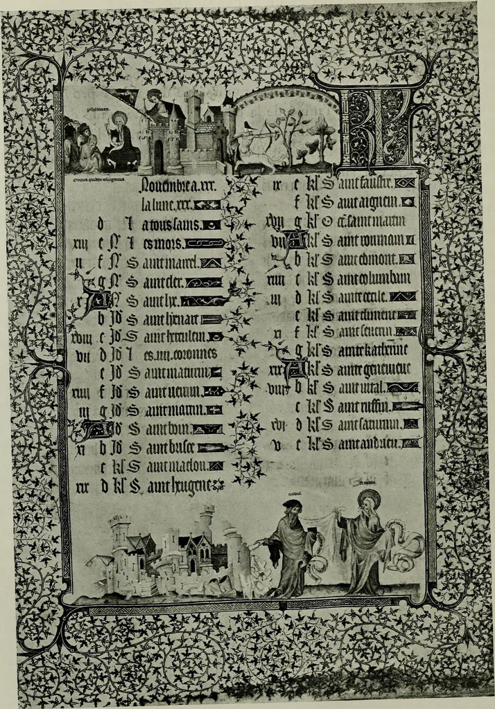 An illustration from L'art religieux de la fin du moyen âge en France; étude sur l'iconographie du moyen âge et sur ses sources d'inspiration;, 1908, leaf 277