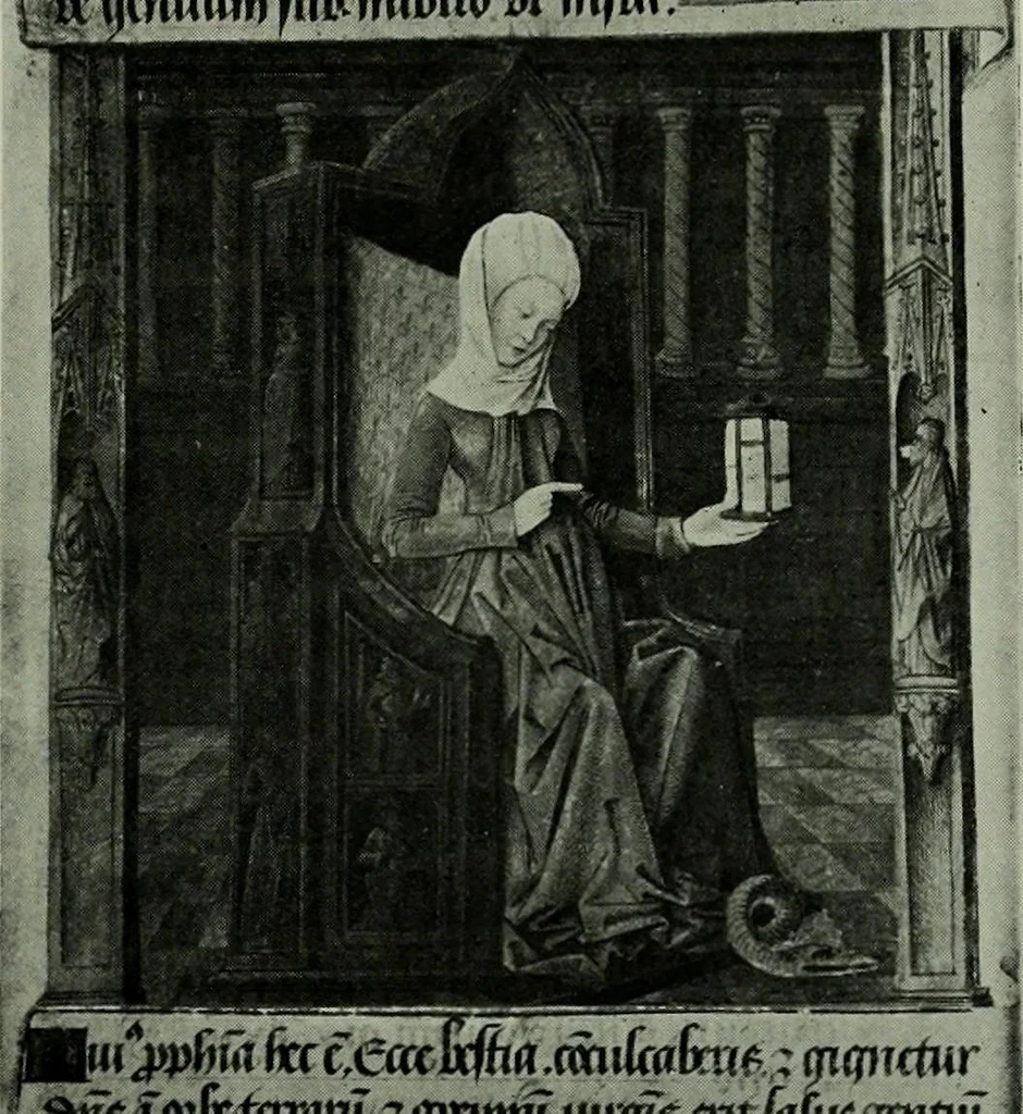 An illustration from L'art religieux de la fin du moyen âge en France; étude sur l'iconographie du moyen âge et sur ses sources d'inspiration;, 1908, leaf 296