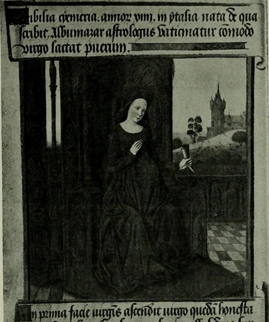 An illustration from L'art religieux de la fin du moyen âge en France; étude sur l'iconographie du moyen âge et sur ses sources d'inspiration;, 1908, leaf 298