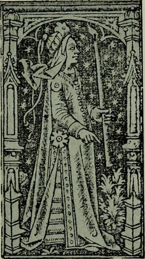 An illustration from L'art religieux de la fin du moyen âge en France; étude sur l'iconographie du moyen âge et sur ses sources d'inspiration;, 1908, leaf 300