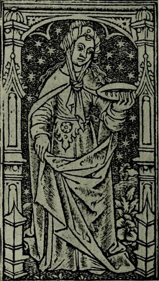 An illustration from L'art religieux de la fin du moyen âge en France; étude sur l'iconographie du moyen âge et sur ses sources d'inspiration;, 1908, leaf 301
