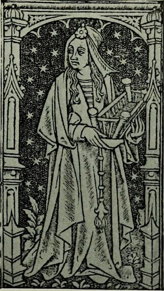An illustration from L'art religieux de la fin du moyen âge en France; étude sur l'iconographie du moyen âge et sur ses sources d'inspiration;, 1908, leaf 302