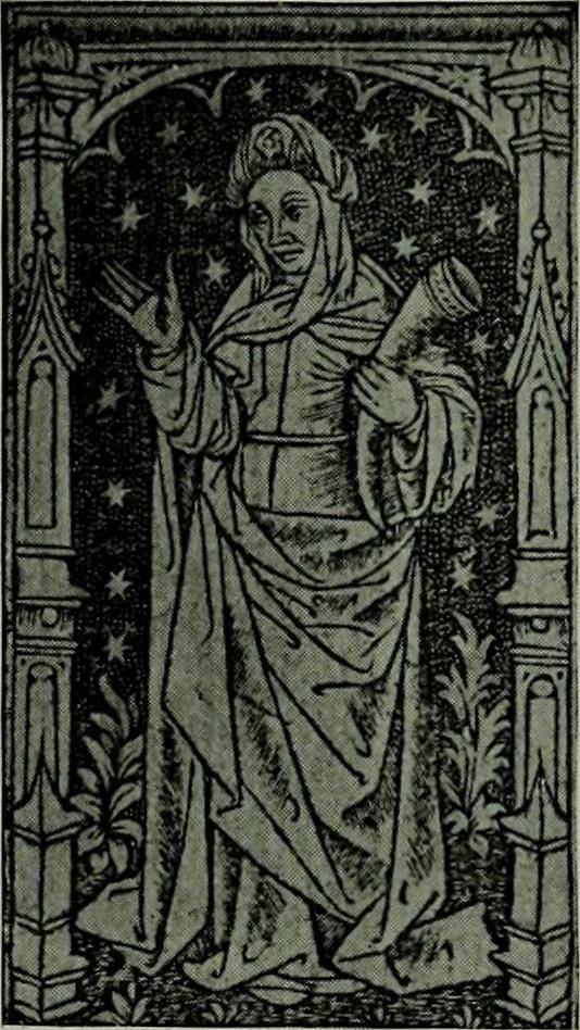 An illustration from L'art religieux de la fin du moyen âge en France; étude sur l'iconographie du moyen âge et sur ses sources d'inspiration;, 1908, leaf 302