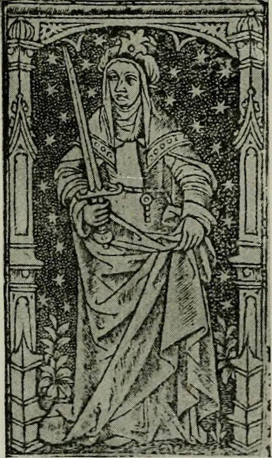 An illustration from L'art religieux de la fin du moyen âge en France; étude sur l'iconographie du moyen âge et sur ses sources d'inspiration;, 1908, leaf 303