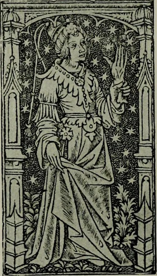 An illustration from L'art religieux de la fin du moyen âge en France; étude sur l'iconographie du moyen âge et sur ses sources d'inspiration;, 1908, leaf 303