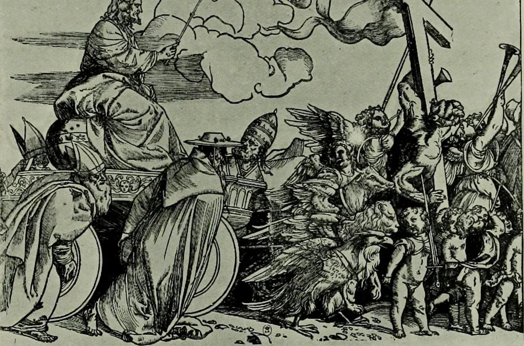 An illustration from L'art religieux de la fin du moyen âge en France; étude sur l'iconographie du moyen âge et sur ses sources d'inspiration;, 1908, leaf 312
