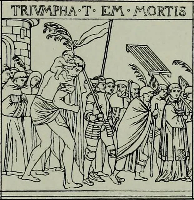 An illustration from L'art religieux de la fin du moyen âge en France; étude sur l'iconographie du moyen âge et sur ses sources d'inspiration;, 1908, leaf 314