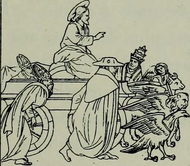 An illustration from L'art religieux de la fin du moyen âge en France; étude sur l'iconographie du moyen âge et sur ses sources d'inspiration;, 1908, leaf 314