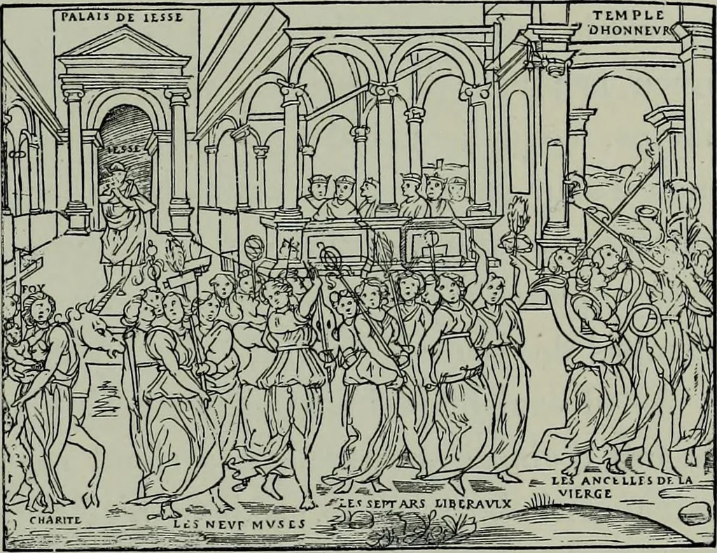 An illustration from L'art religieux de la fin du moyen âge en France; étude sur l'iconographie du moyen âge et sur ses sources d'inspiration;, 1908, leaf 320