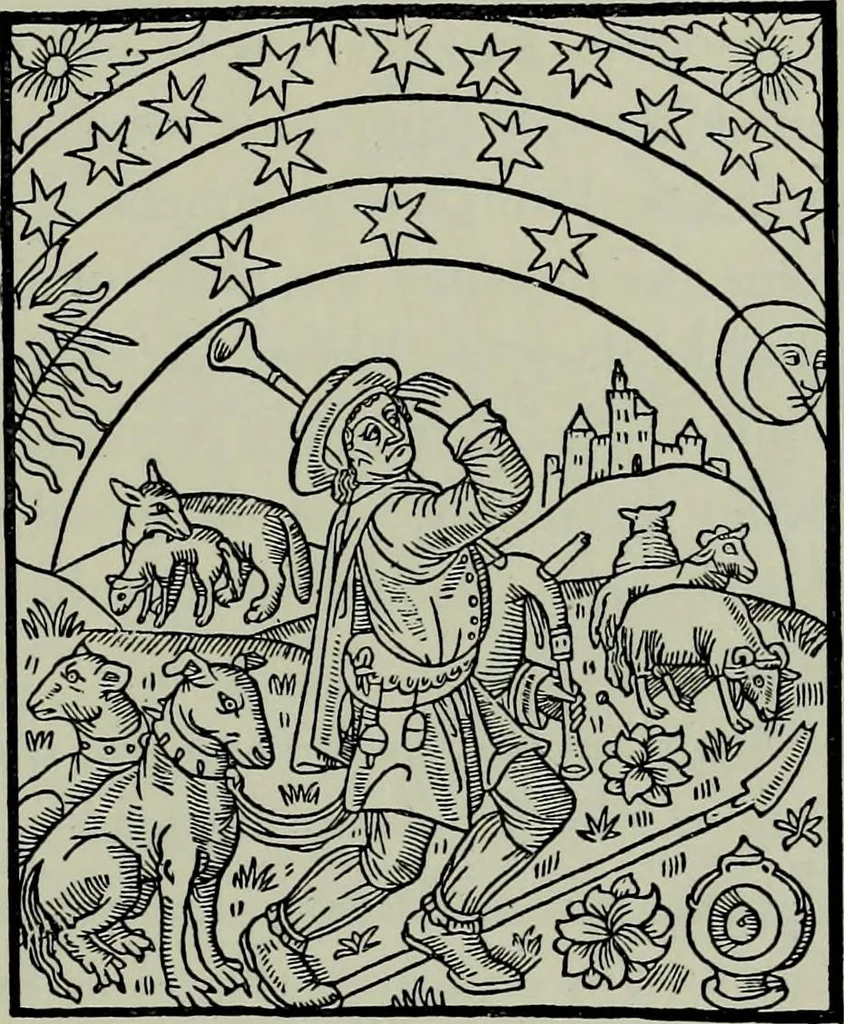 An illustration from L'art religieux de la fin du moyen âge en France; étude sur l'iconographie du moyen âge et sur ses sources d'inspiration;, 1908, leaf 330