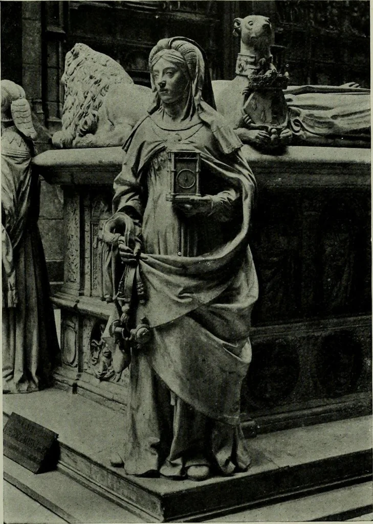 An illustration from L'art religieux de la fin du moyen âge en France; étude sur l'iconographie du moyen âge et sur ses sources d'inspiration;, 1908, leaf 360