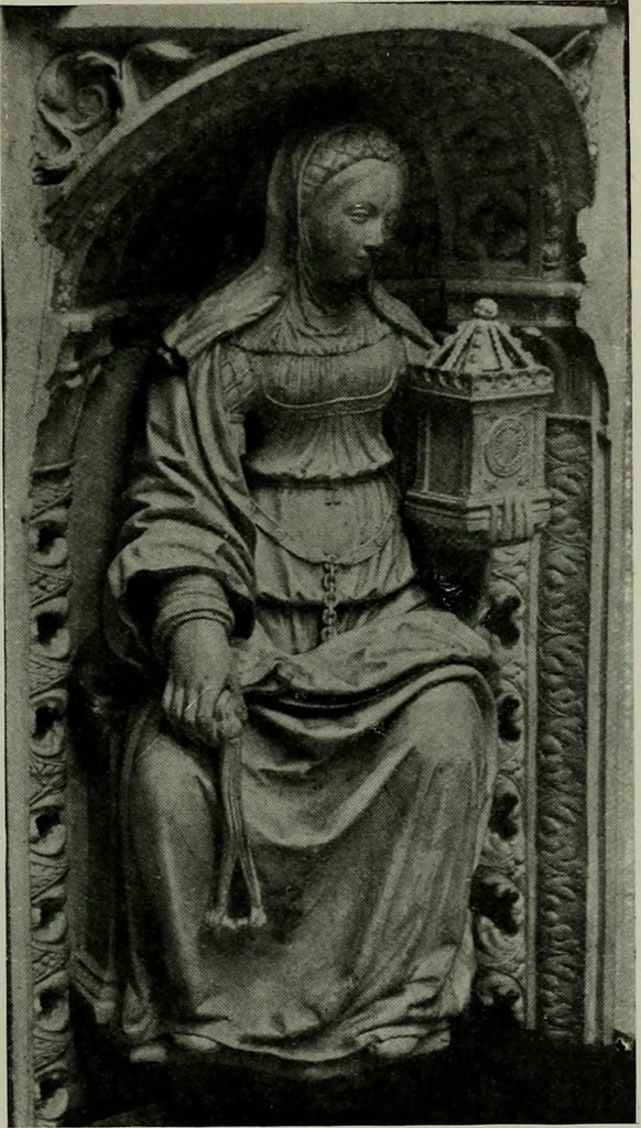 An illustration from L'art religieux de la fin du moyen âge en France; étude sur l'iconographie du moyen âge et sur ses sources d'inspiration;, 1908, leaf 362