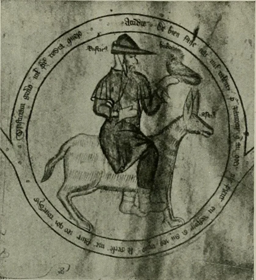 An illustration from L'art religieux de la fin du moyen âge en France; étude sur l'iconographie du moyen âge et sur ses sources d'inspiration;, 1908, leaf 369