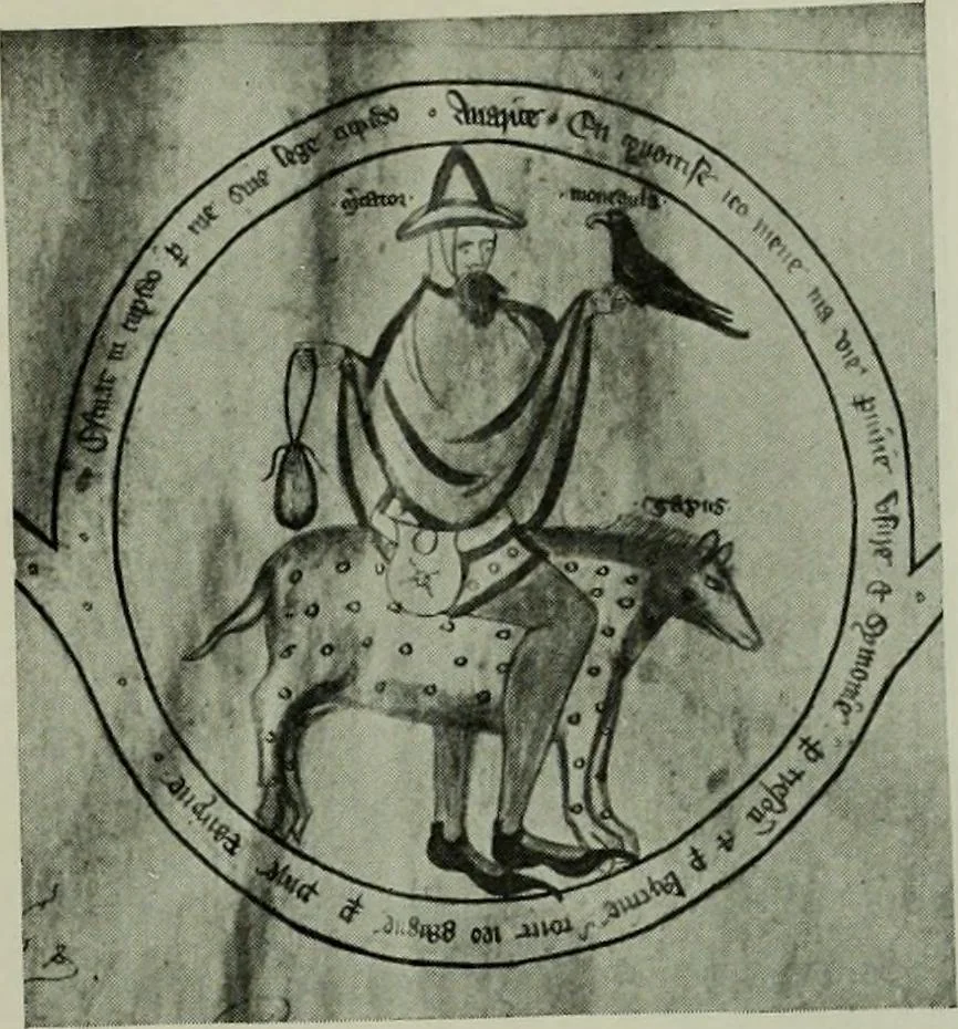 An illustration from L'art religieux de la fin du moyen âge en France; étude sur l'iconographie du moyen âge et sur ses sources d'inspiration;, 1908, leaf 370