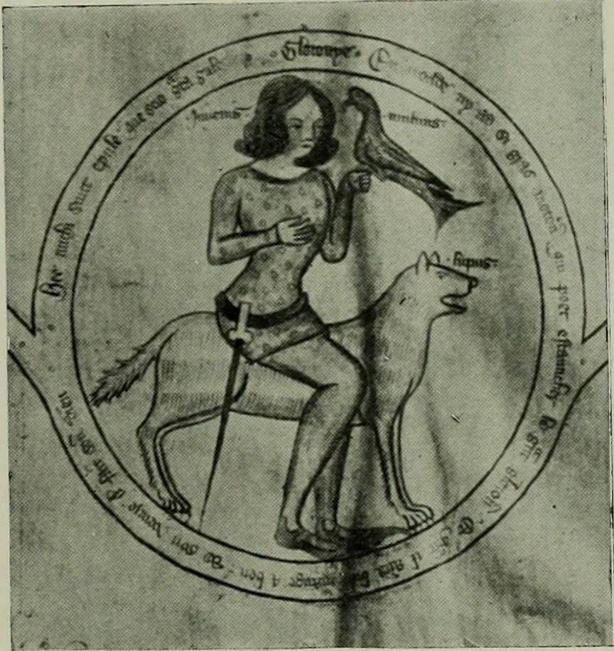 An illustration from L'art religieux de la fin du moyen âge en France; étude sur l'iconographie du moyen âge et sur ses sources d'inspiration;, 1908, leaf 370