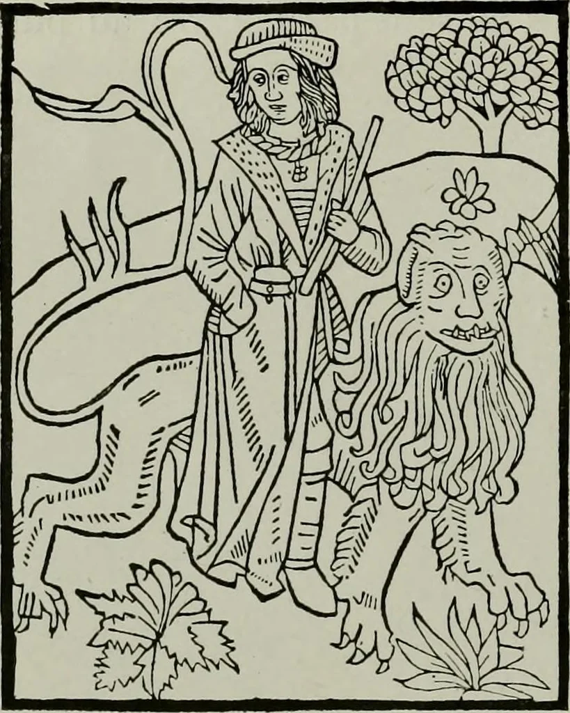 An illustration from L'art religieux de la fin du moyen âge en France; étude sur l'iconographie du moyen âge et sur ses sources d'inspiration;, 1908, leaf 371