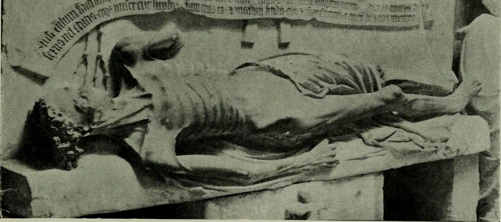An illustration from L'art religieux de la fin du moyen âge en France; étude sur l'iconographie du moyen âge et sur ses sources d'inspiration;, 1908, leaf 390