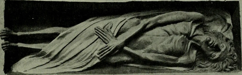An illustration from L'art religieux de la fin du moyen âge en France; étude sur l'iconographie du moyen âge et sur ses sources d'inspiration;, 1908, leaf 394