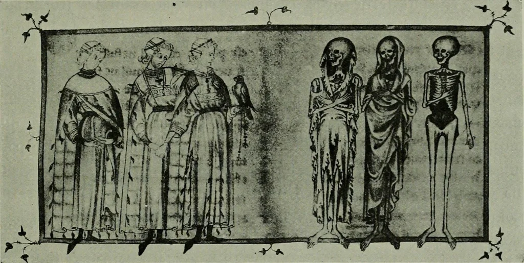 An illustration from L'art religieux de la fin du moyen âge en France; étude sur l'iconographie du moyen âge et sur ses sources d'inspiration;, 1908, leaf 398