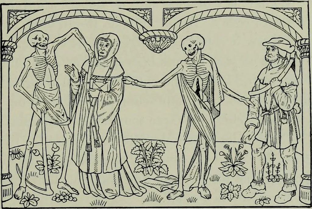 An illustration from L'art religieux de la fin du moyen âge en France; étude sur l'iconographie du moyen âge et sur ses sources d'inspiration;, 1908, leaf 412