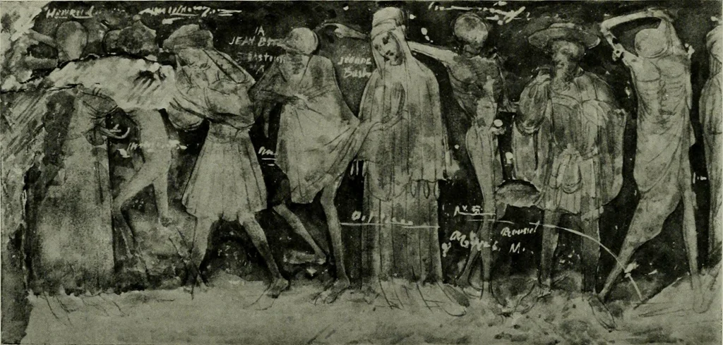 An illustration from L'art religieux de la fin du moyen âge en France; étude sur l'iconographie du moyen âge et sur ses sources d'inspiration;, 1908, leaf 417