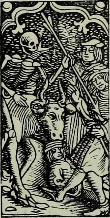 An illustration from L'art religieux de la fin du moyen âge en France; étude sur l'iconographie du moyen âge et sur ses sources d'inspiration;, 1908, leaf 424