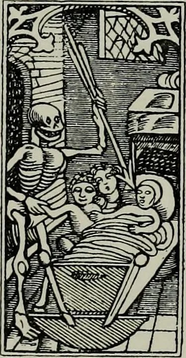 An illustration from L'art religieux de la fin du moyen âge en France; étude sur l'iconographie du moyen âge et sur ses sources d'inspiration;, 1908, leaf 425