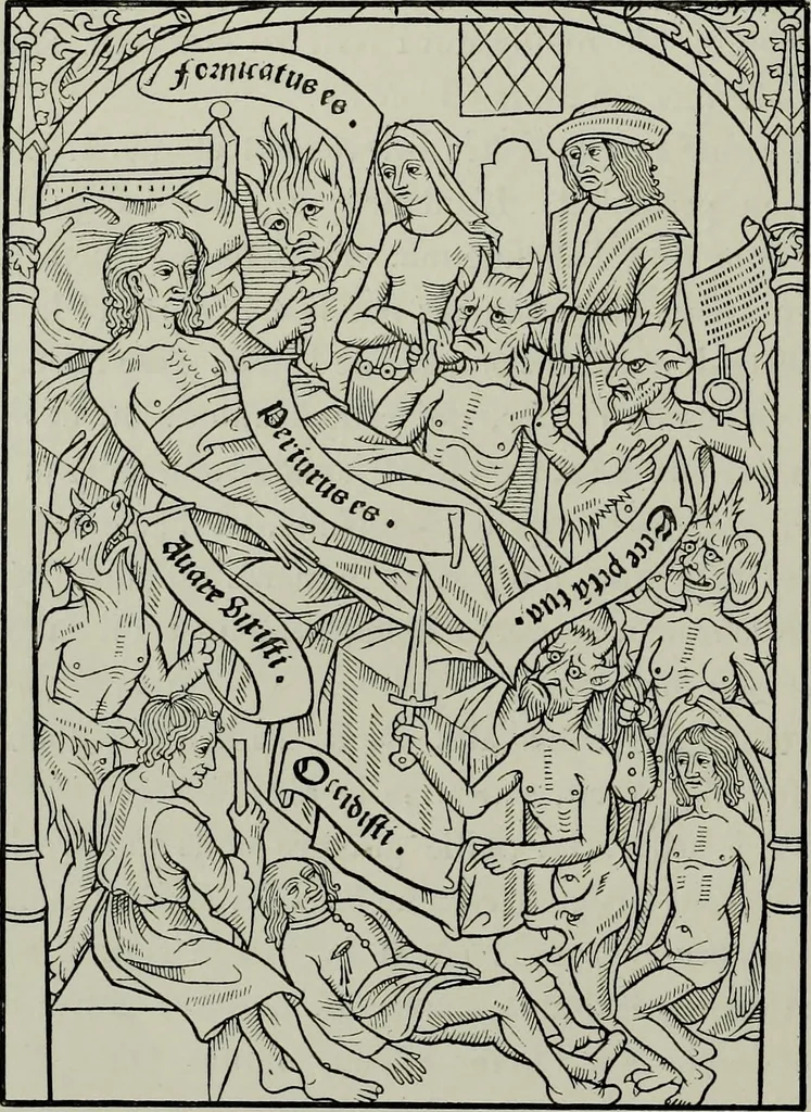 An illustration from L'art religieux de la fin du moyen âge en France; étude sur l'iconographie du moyen âge et sur ses sources d'inspiration;, 1908, leaf 429