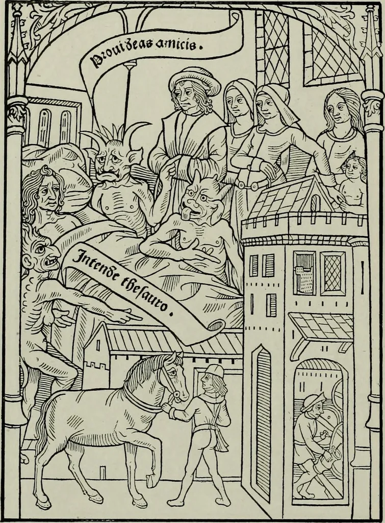 An illustration from L'art religieux de la fin du moyen âge en France; étude sur l'iconographie du moyen âge et sur ses sources d'inspiration;, 1908, leaf 431