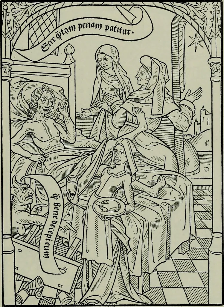 An illustration from L'art religieux de la fin du moyen âge en France; étude sur l'iconographie du moyen âge et sur ses sources d'inspiration;, 1908, leaf 432