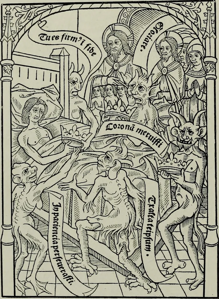 An illustration from L'art religieux de la fin du moyen âge en France; étude sur l'iconographie du moyen âge et sur ses sources d'inspiration;, 1908, leaf 433